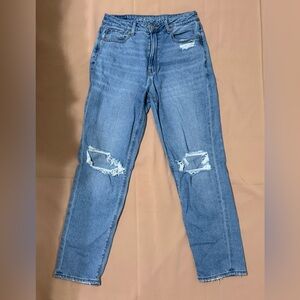 American Eagle Distressed Mom Jeans